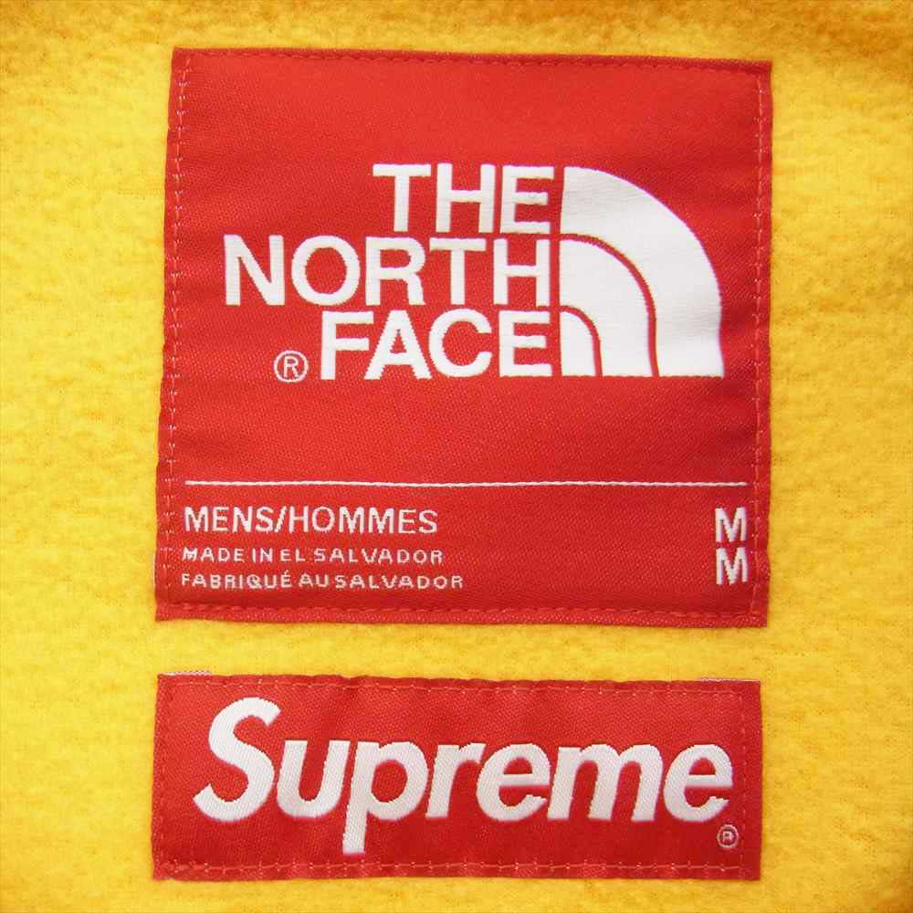 Supreme シュプリーム 19SS  NA119031 THE NORTHFACE ARC LOGO Denali Freece Jacket アーチロゴ デナリ フリースジャケット   イエロー系 M【極上美品】【中古】