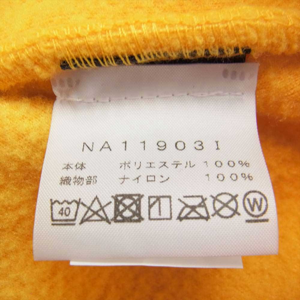 Supreme シュプリーム 19SS  NA119031 THE NORTHFACE ARC LOGO Denali Freece Jacket アーチロゴ デナリ フリースジャケット   イエロー系 M【極上美品】【中古】