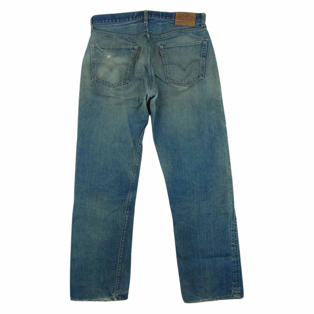 Levi's リーバイス 501 66前期 small e シングルステッチ ボタン裏刻印6 ストレート ヴィンテージ デニム パンツ インディゴブルー系【中古】