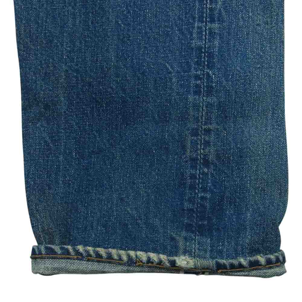 Levi's リーバイス 501 66前期 small e シングルステッチ ボタン裏刻印6 ストレート ヴィンテージ デニム パンツ インディゴブルー系【中古】
