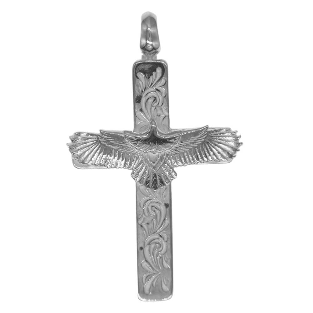 TARO WASHIMI ワシミタロウ 鷲見太郎 P＆T ギャランティ付属 鷲見太郎 ワシミタロウ arabesque cross アラベスク ミニ イーグル クロス ペンダントトップ【美品】【中古】