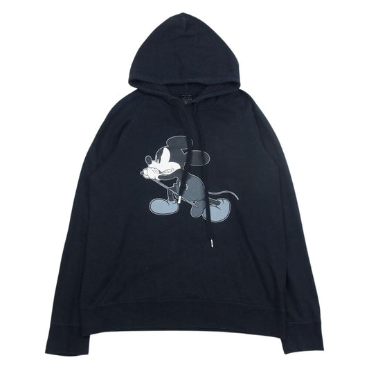 NUMBER(N)INE ナンバーナイン × ディズニー ミッキー スウェット パーカー ブラック系 3【中古】