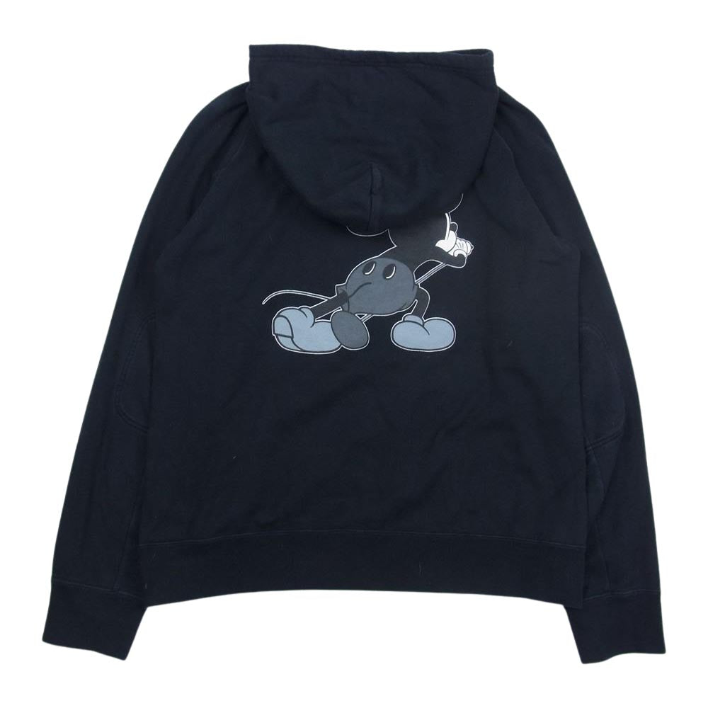 NUMBER(N)INE ナンバーナイン × ディズニー ミッキー スウェット パーカー ブラック系 3【中古】