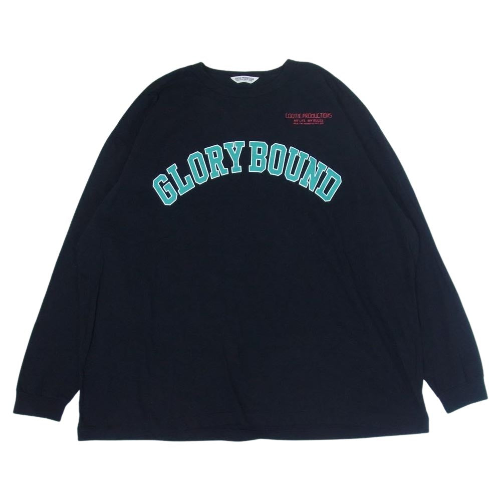 COOTIE クーティー ロングスリーブ Tシャツ ロンT ブラック系 L【中古】