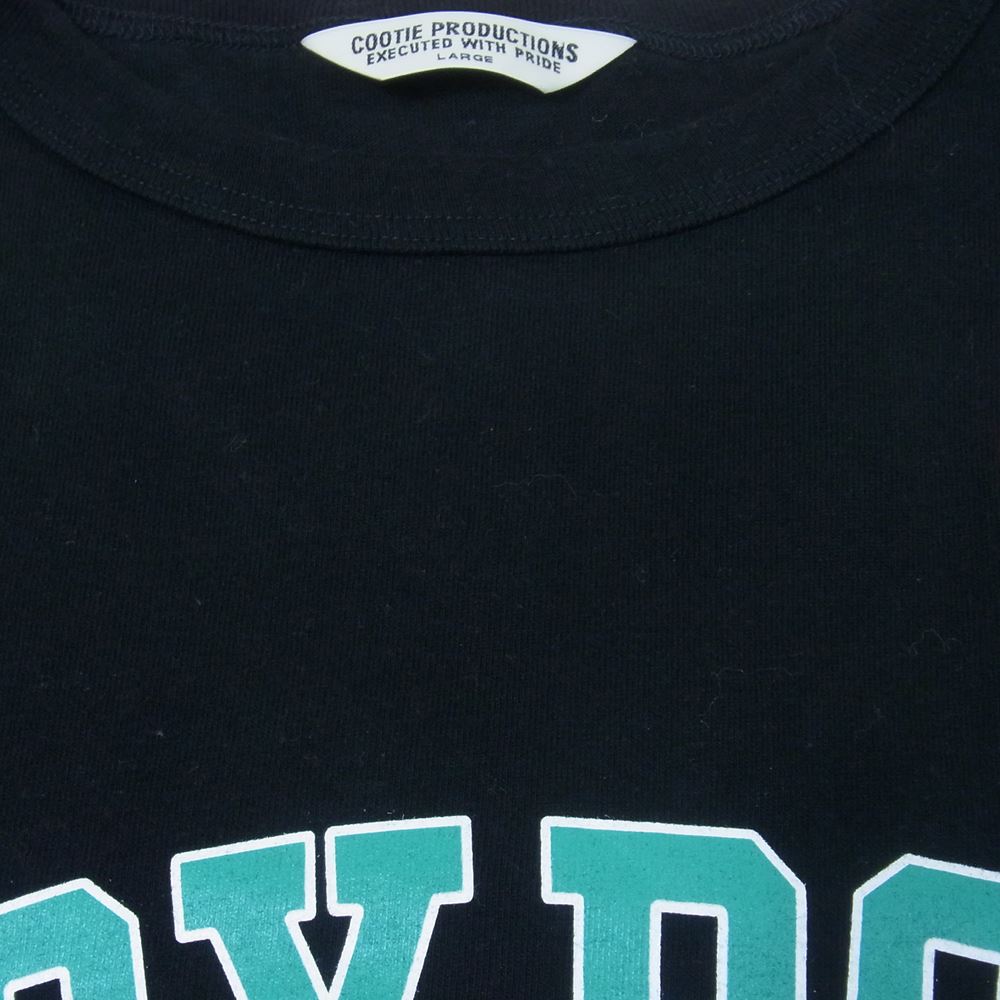 COOTIE クーティー ロングスリーブ Tシャツ ロンT ブラック系 L【中古】