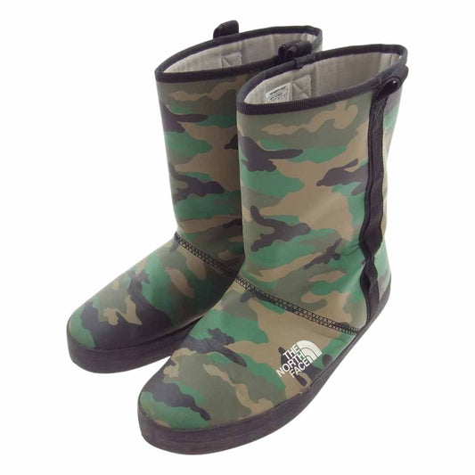 THE NORTH FACE ノースフェイス NF51441 Traverse BC Bootie トラバース ベースキャンプ ブーティ レイン ブーツ グリーン系 27.0cm【中古】