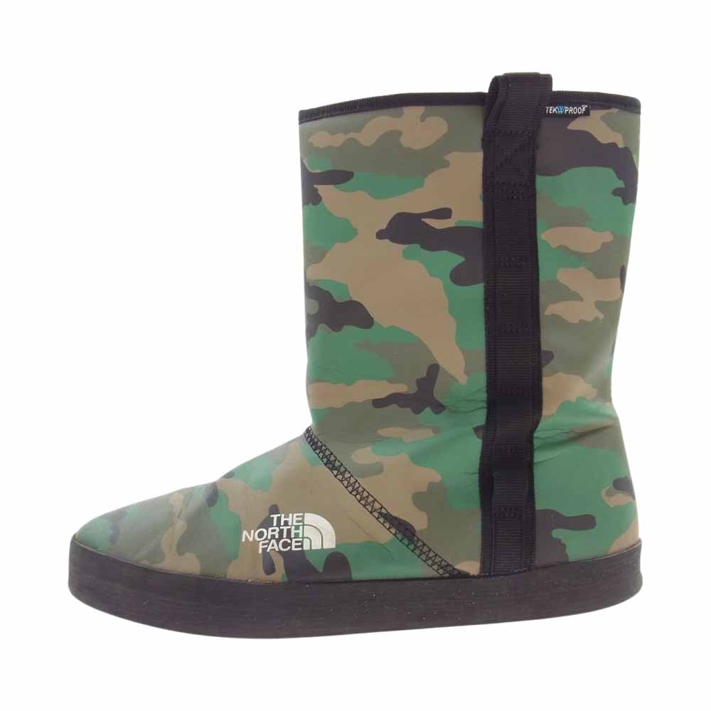 THE NORTH FACE ノースフェイス NF51441 Traverse BC Bootie トラバース ベースキャンプ ブーティ レイン ブーツ グリーン系 27.0cm【中古】