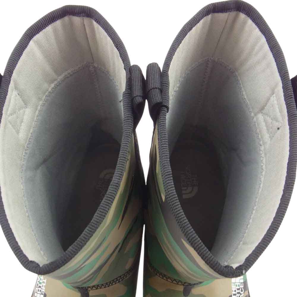 THE NORTH FACE ノースフェイス NF51441 Traverse BC Bootie トラバース ベースキャンプ ブーティ レイン ブーツ グリーン系 27.0cm【中古】