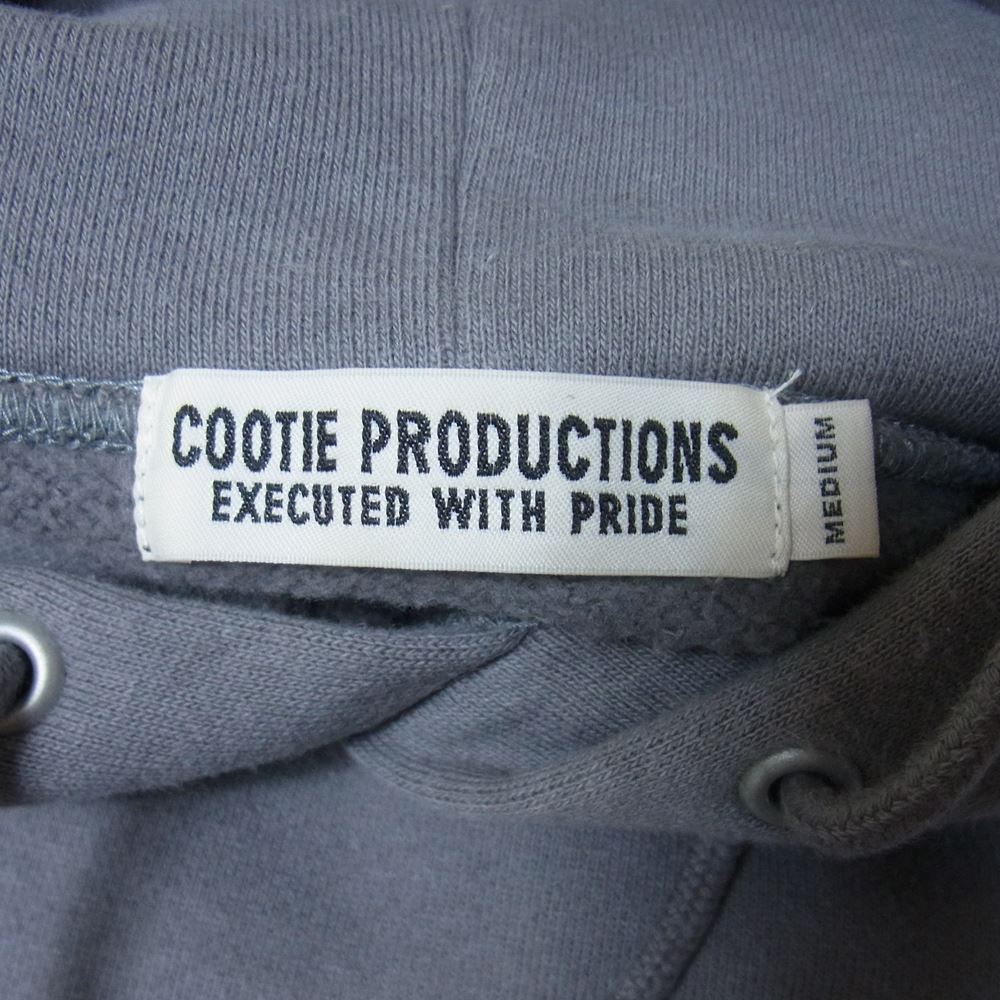 COOTIE クーティー ロゴプリント プルオーバー スウェット パーカー グレー系 M【中古】