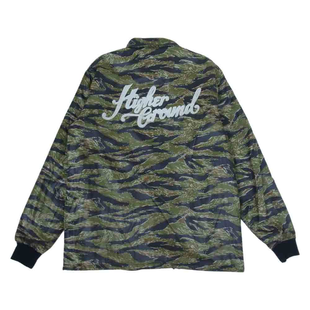 CRIMIE クライミー タイガーカモ ナイロン コーチ ジャケット カーキ系 L【中古】