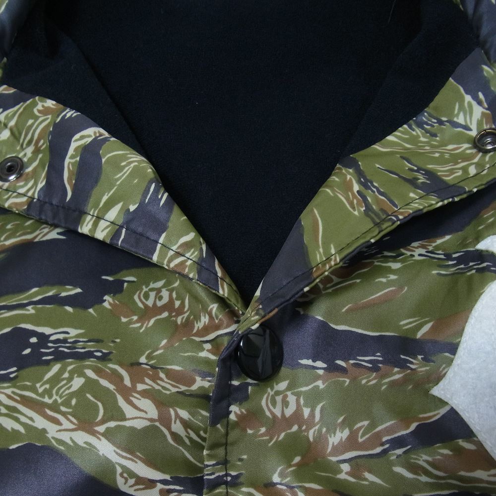 CRIMIE クライミー タイガーカモ ナイロン コーチ ジャケット カーキ系 L【中古】