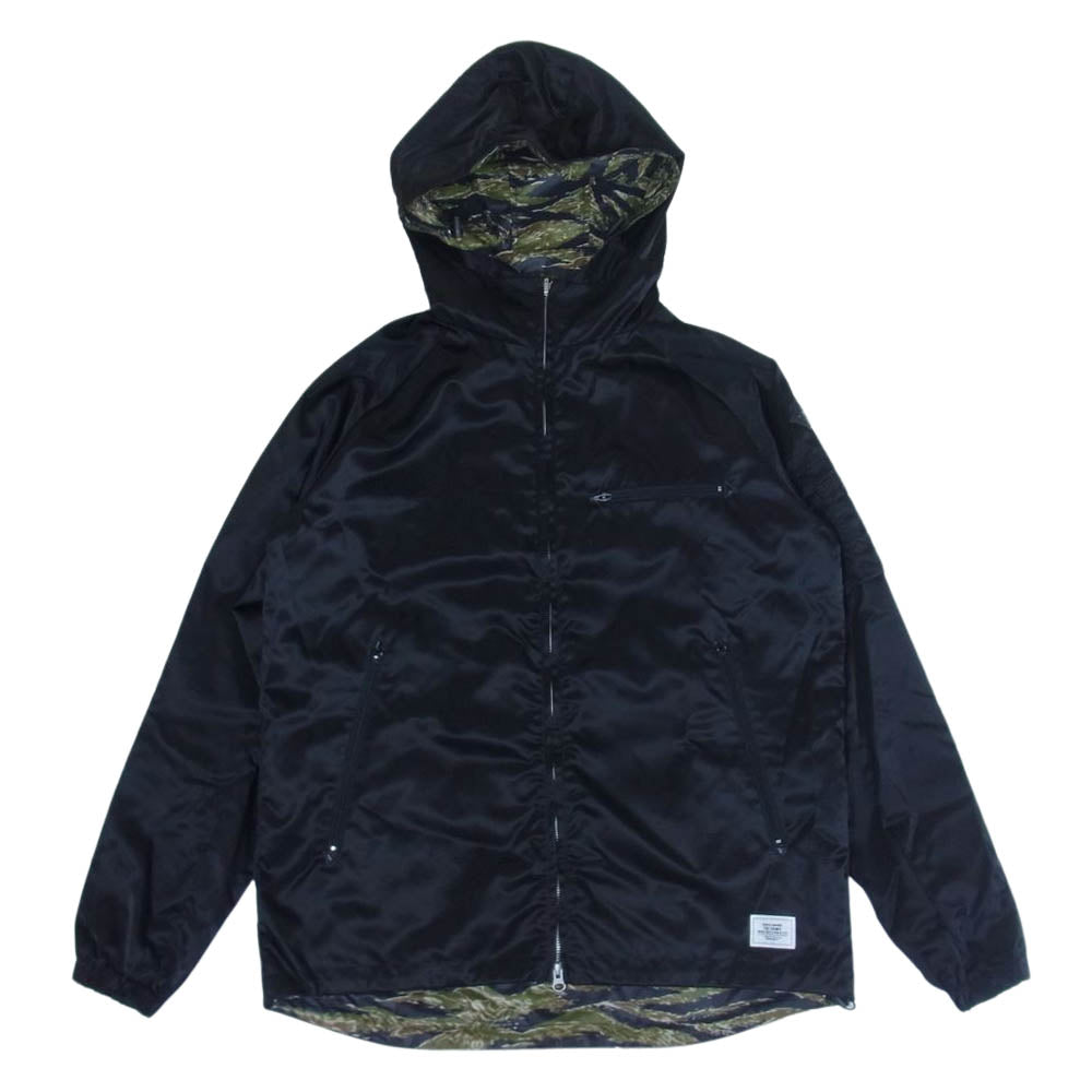 CRIMIE クライミー フーデット リバーシブル ジャケット  ブラック系 カーキ系 XL【中古】