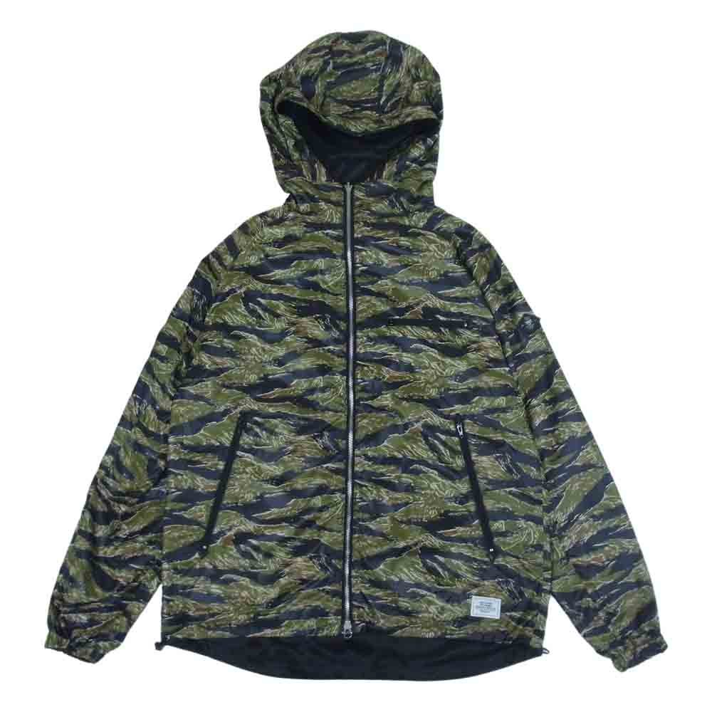 CRIMIE クライミー フーデット リバーシブル ジャケット  ブラック系 カーキ系 XL【中古】