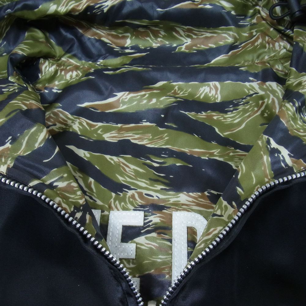 CRIMIE クライミー フーデット リバーシブル ジャケット  ブラック系 カーキ系 XL【中古】