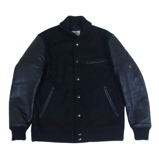 CRIMIE クライミー C1G5-JK05 STADIUM JACKET スタジャン ブラック系 XL【中古】