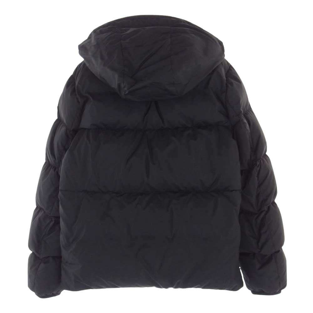 MONCLER モンクレール MONTCLA モンクラー ロゴ刺繍 ダウン ジャケット ブラック系 1【中古】