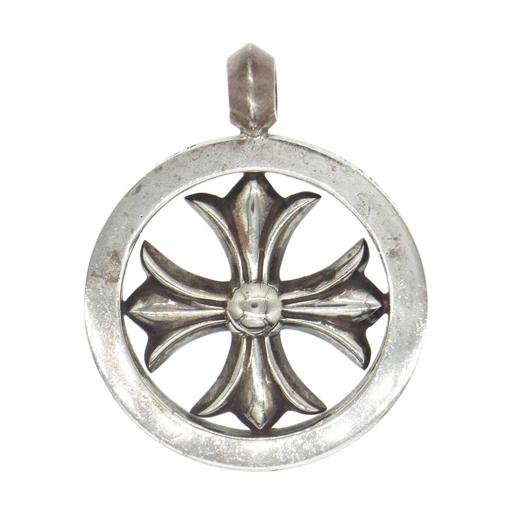 CHROME HEARTS クロムハーツ（原本無） CHプラス クロス メダリオン ペンダントトップ シルバー系【中古】