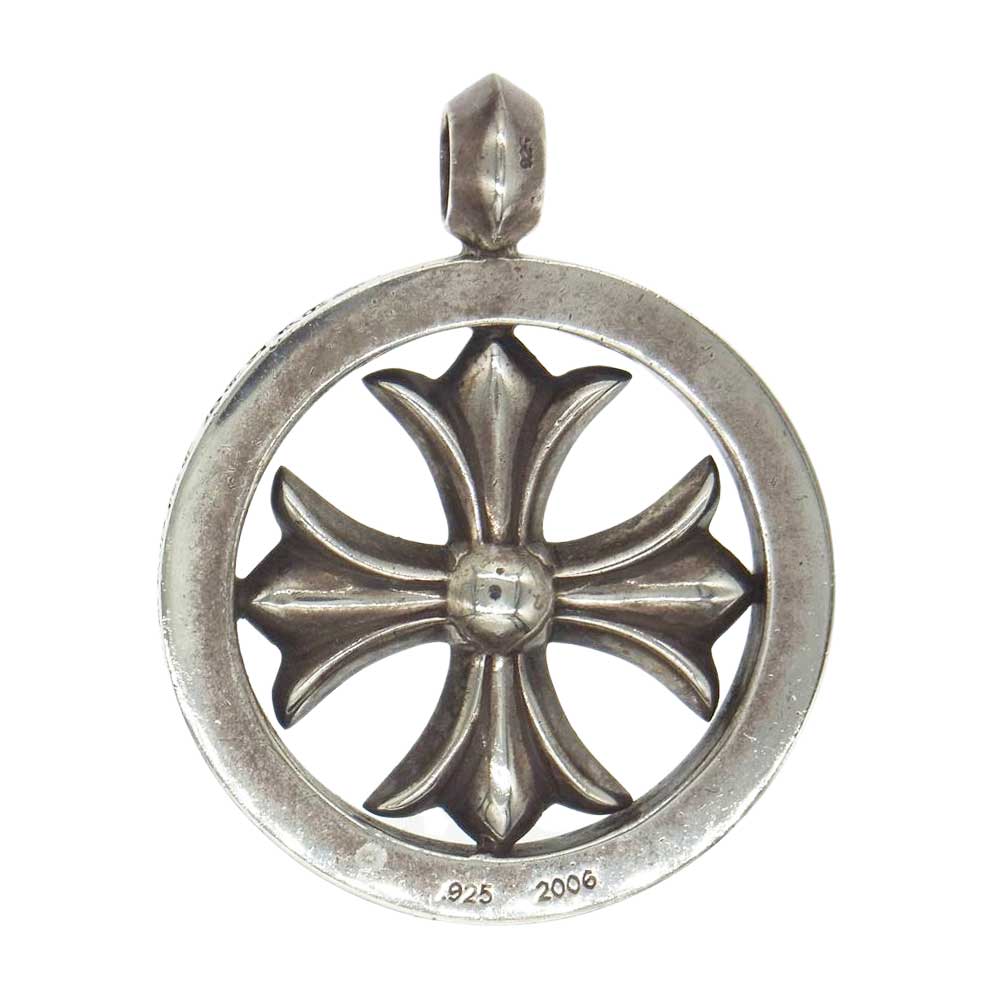 CHROME HEARTS クロムハーツ（原本無） CHプラス クロス メダリオン ペンダントトップ シルバー系【中古】