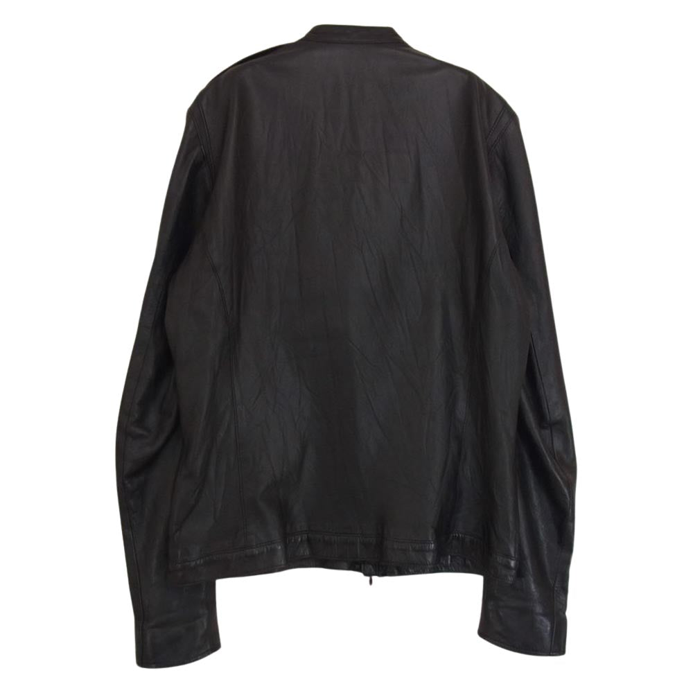 HYSTERIC GLAMOUR ヒステリックグラマー THEE HYSTERIC XXX REGISTERED 5LB-0522 シープレザー ライダースジャケット ブラック系 2【中古】