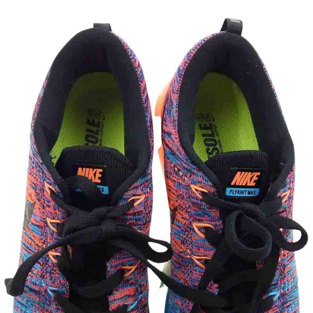 NIKE ナイキ 620469-401 FLYKNIT MAX フライニット マックス マルチカラー オレンジ系 27.5cm【中古】
