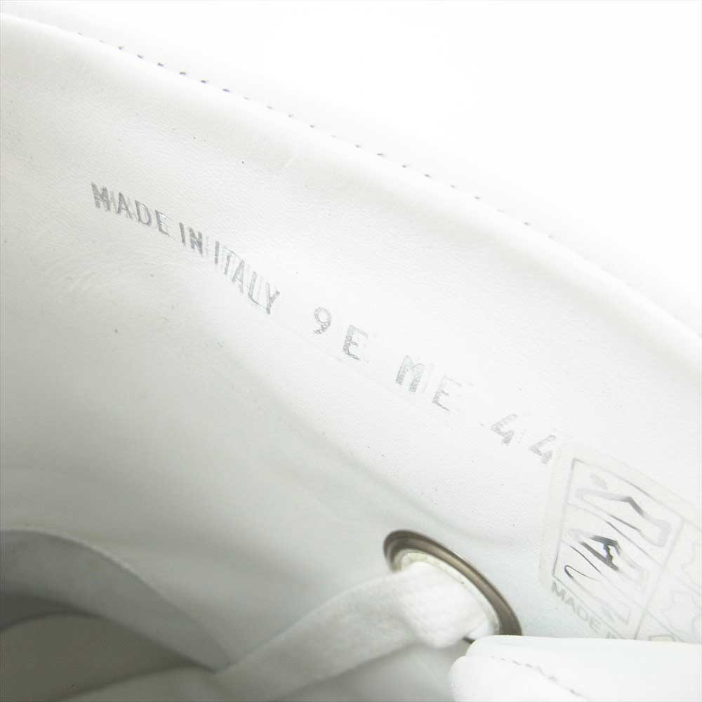 DIOR HOMME ディオールオム イタリア製 ハイカット レースアップ スニーカー シューズ ホワイト ホワイト系 44【中古】