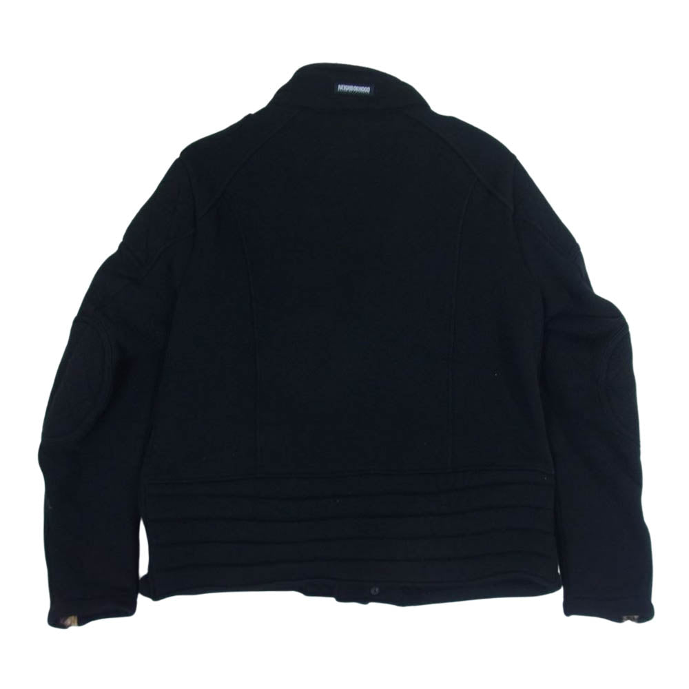 NEIGHBORHOOD ネイバーフッド 131OCNH-JKM01S THUNDER BOLT LEO 裏地レオパード サンダーボルト スウェット ライダース ブラック系 X【中古】