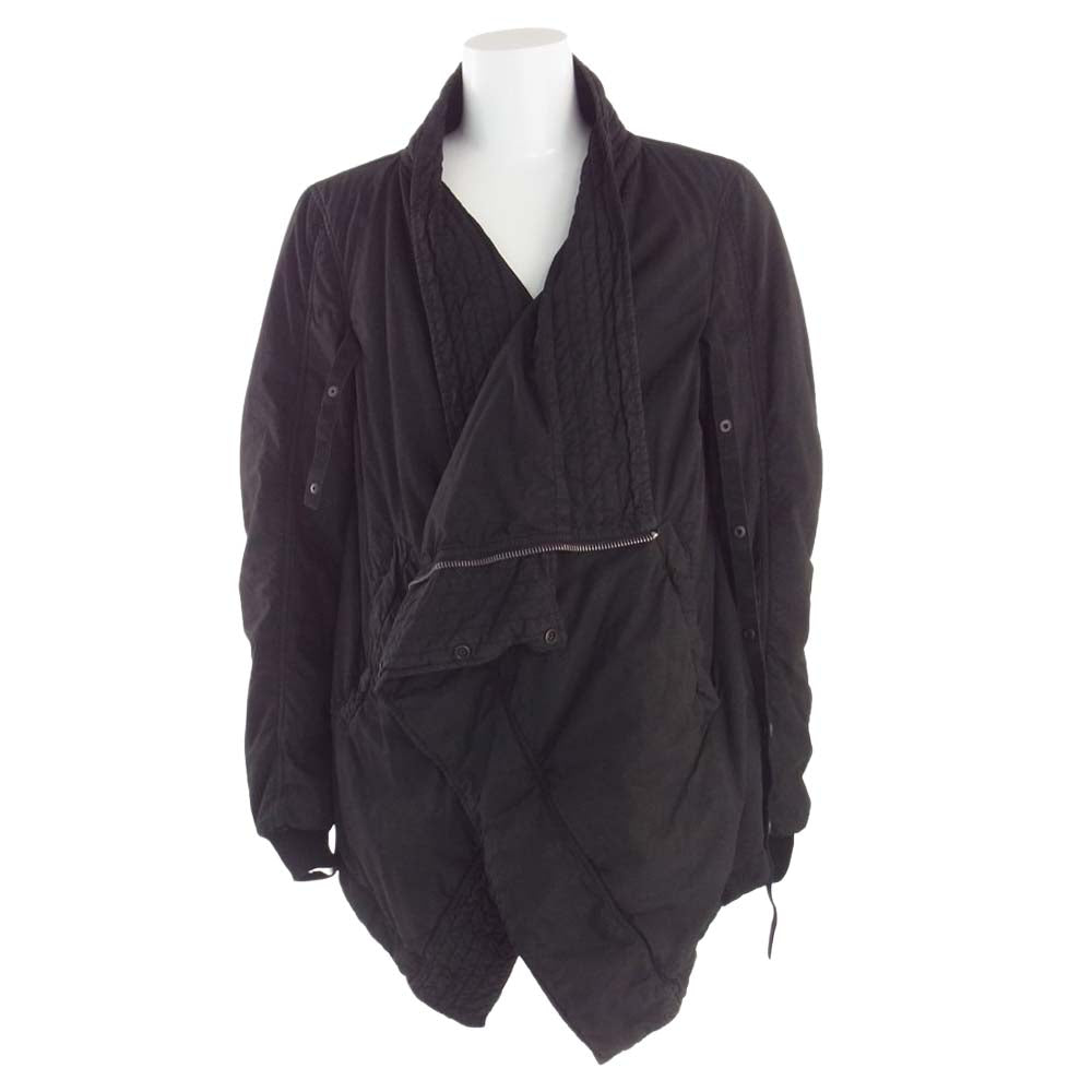 Rick Owens リックオウエンス DRKSHDW ダークシャドウ エクスプローダー 中綿 パフィー ジャケット ブルゾン ブラック系 L【中古】