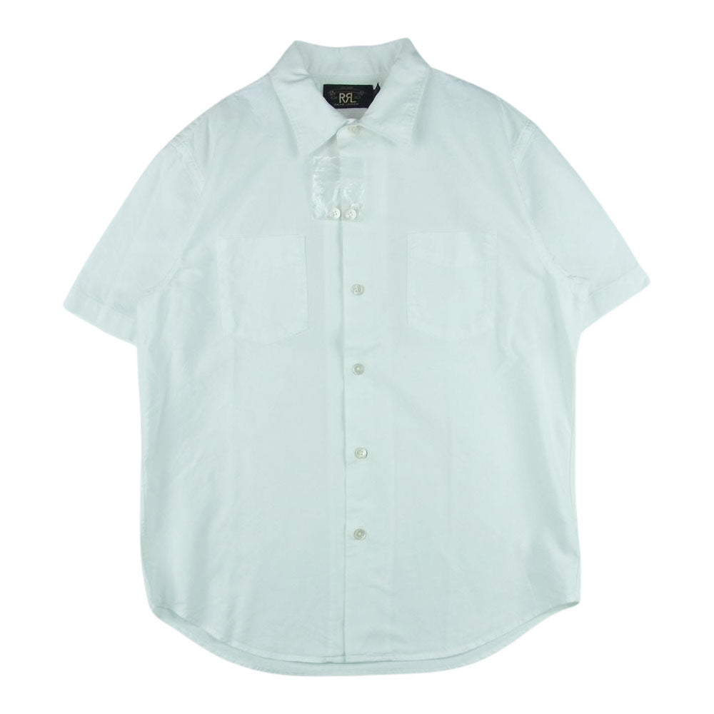 RRL ダブルアールエル 半袖 シャツ コットン インド製 ホワイト系 S【中古】