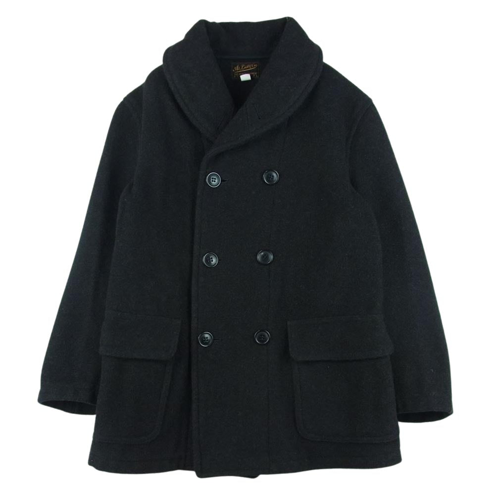 AT LAST アットラスト Lot 659 MACKINAW P-COAT ショールカラー マッキーノ ピー コート ダークグレー系 38 –  ブランド古着 LIFE