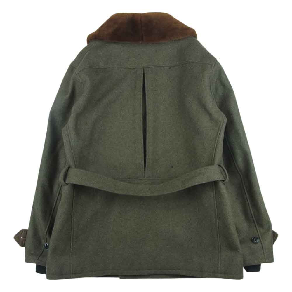 Buzz Rickson's バズリクソンズ BR13586 AVIATION ASSOCIATES TRANSPORT AIRCRAFT COATS ウール トランス ポーター コート グレイッシュグリーン系 44【中古】