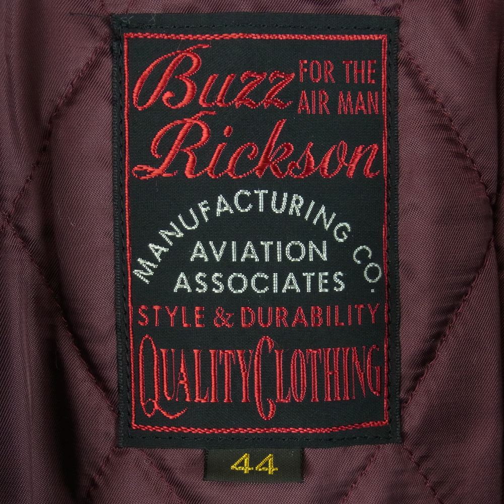 Buzz Rickson's バズリクソンズ BR13586 AVIATION ASSOCIATES TRANSPORT AIRCRAFT COATS ウール トランス ポーター コート グレイッシュグリーン系 44【中古】