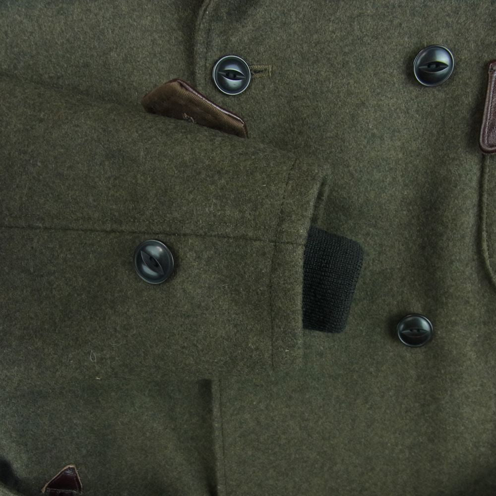 Buzz Rickson's バズリクソンズ BR13586 AVIATION ASSOCIATES TRANSPORT AIRCRAFT COATS ウール トランス ポーター コート グレイッシュグリーン系 44【中古】