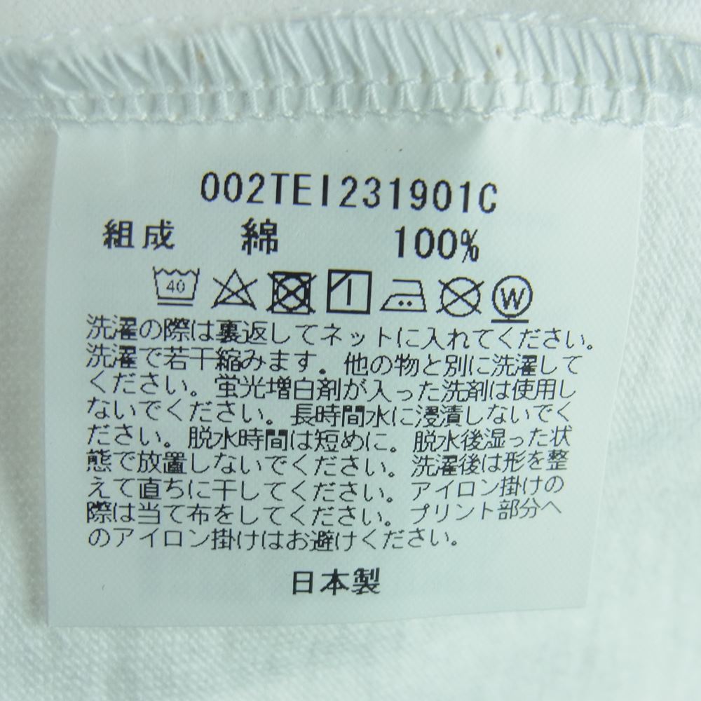 A BATHING APE アベイシングエイプ 002TEI231901C A . P . C . アーペーセー BAPE Tシャツ 半袖 ホワイト系 M【新古品】【未使用】【中古】