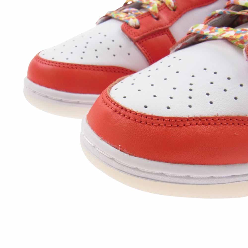 NIKE ナイキ DH8009-600 FRUiTY PEBBLES DUNK Low QS Habanero Red ダンクロー フルーティ ぺブルズ マルチカラー系 26.5cm【新古品】【未使用】【中古】