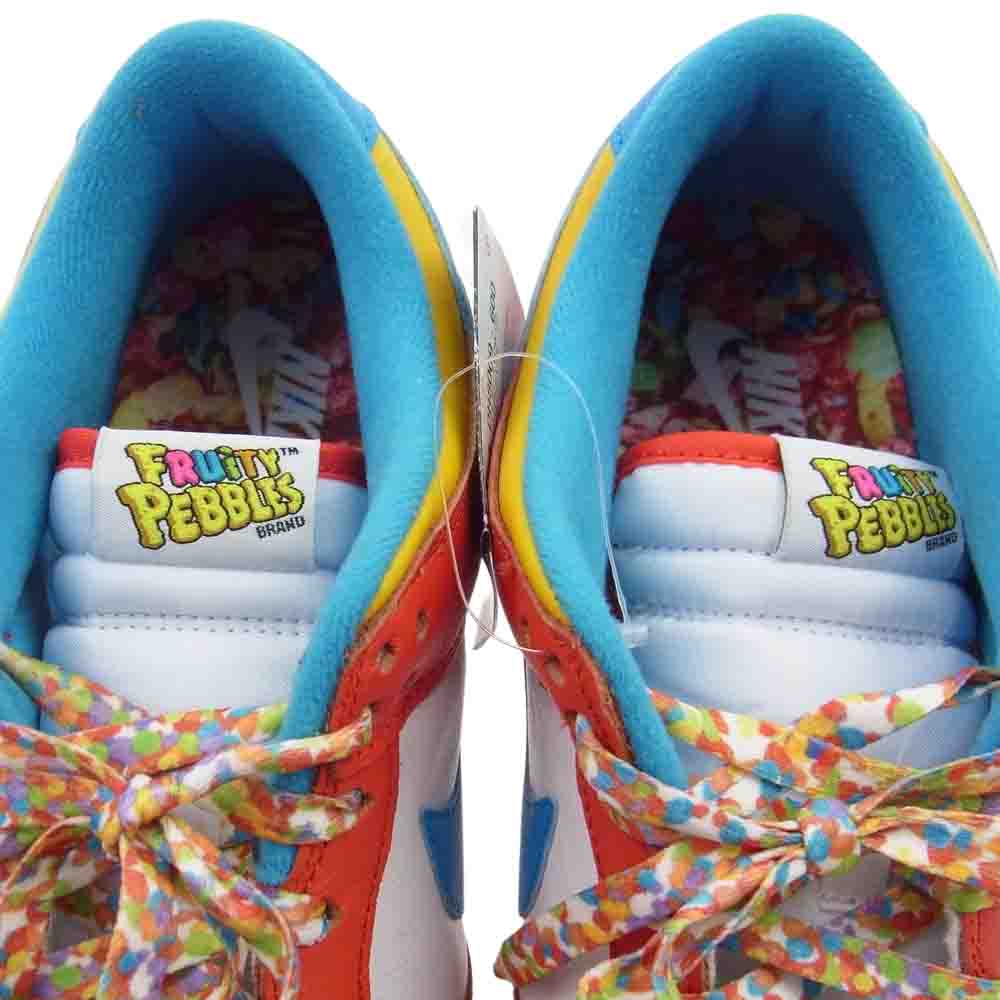 NIKE ナイキ DH8009-600 FRUiTY PEBBLES DUNK Low QS Habanero Red ダンクロー フルーティ ぺブルズ マルチカラー系 26.5cm【新古品】【未使用】【中古】