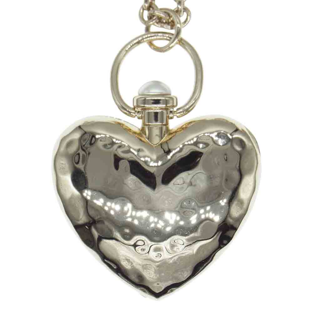 CHANEL シャネル B22 ココマーク ハートロケット ネックレス ゴールド系【中古】