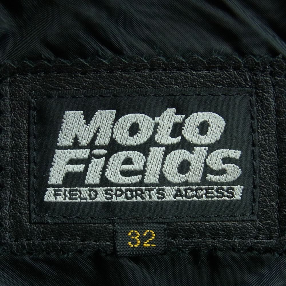 モトフィールド レザー ストレート パンツ 牛革 韓国製 32【中古】