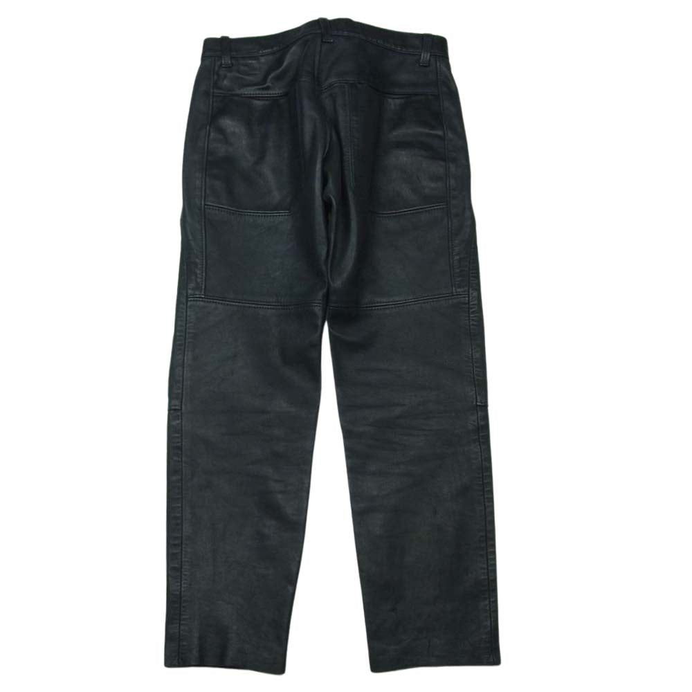 ブルーナボイン 馬革 ホース レザー ストレート パンツ 日本製 ブラック系 1【中古】
