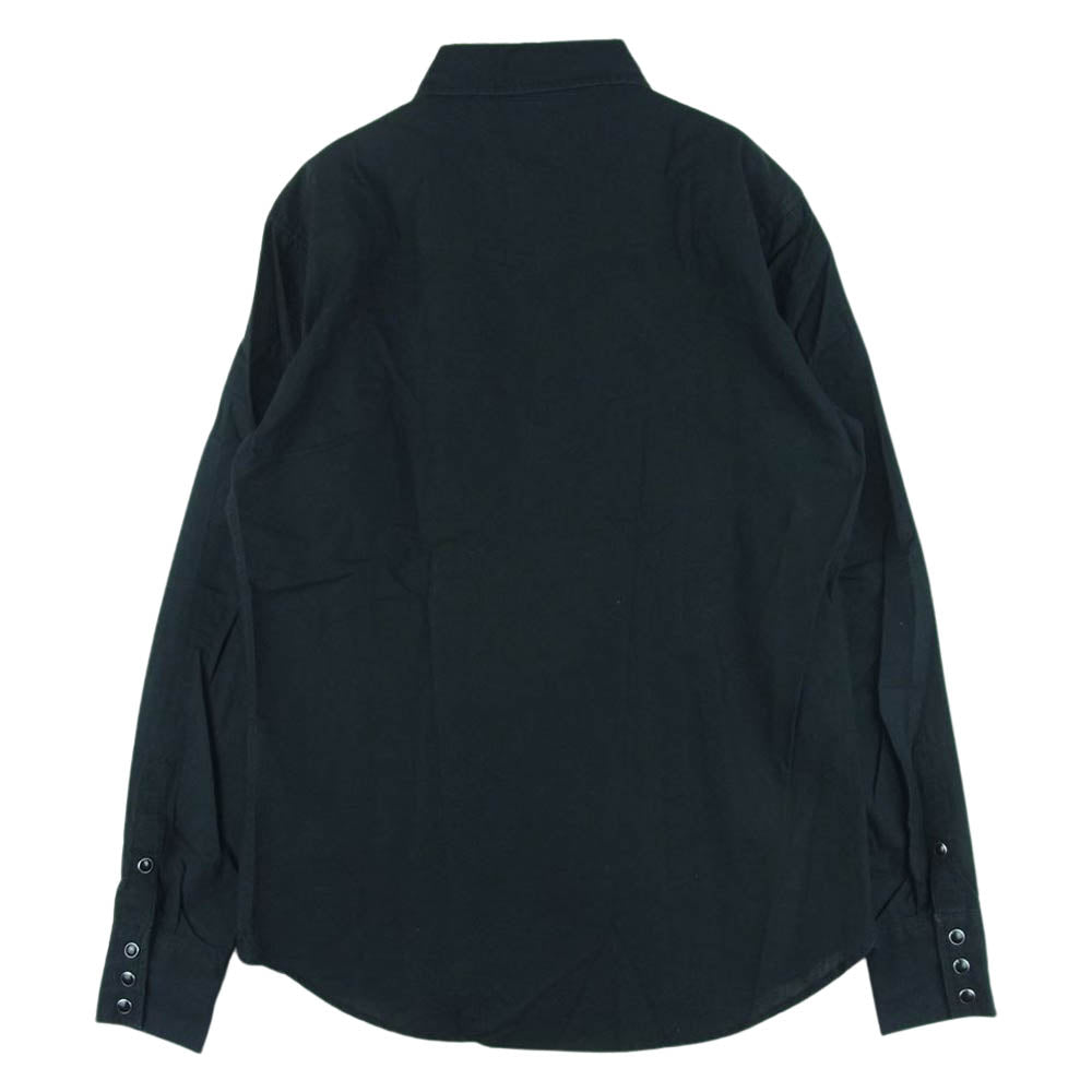 RUDE GALLERY ルードギャラリー ウエスタン 長袖 シャツ コットン 日本製 ブラック系 3【中古】