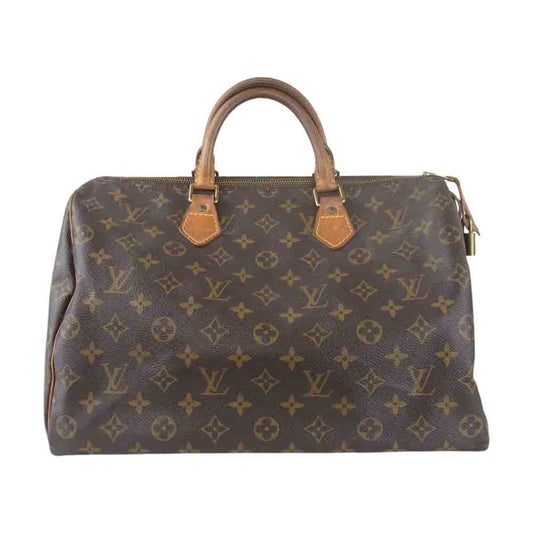 LOUIS VUITTON ルイ・ヴィトン M41524 モノグラム スピーディ 35 ハンド バッグ ブラウン系【中古】