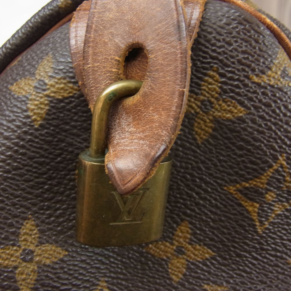 LOUIS VUITTON ルイ・ヴィトン M41524 モノグラム スピーディ 35 ハンド バッグ ブラウン系【中古】