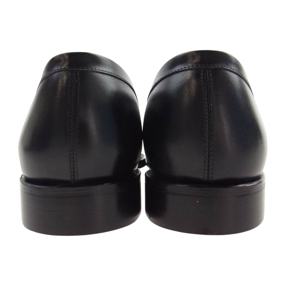 JALAN SRIWIJAYA ジャランスリウァヤ 98589 レザー コイン ローファー ビジネスシューズ ブラック系 8 1/2【新古品】【未使用】【中古】