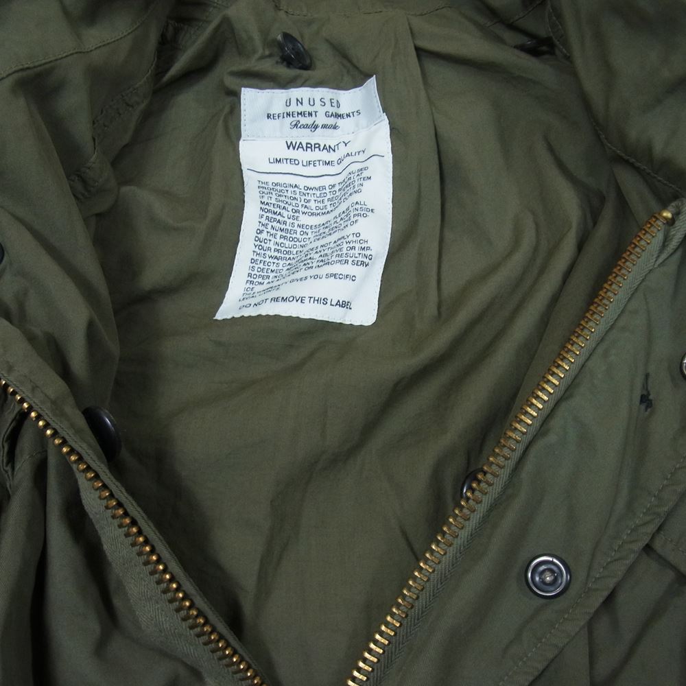 UNUSED アンユーズド M-65 フィールド ジャケット  カーキ系 1【中古】