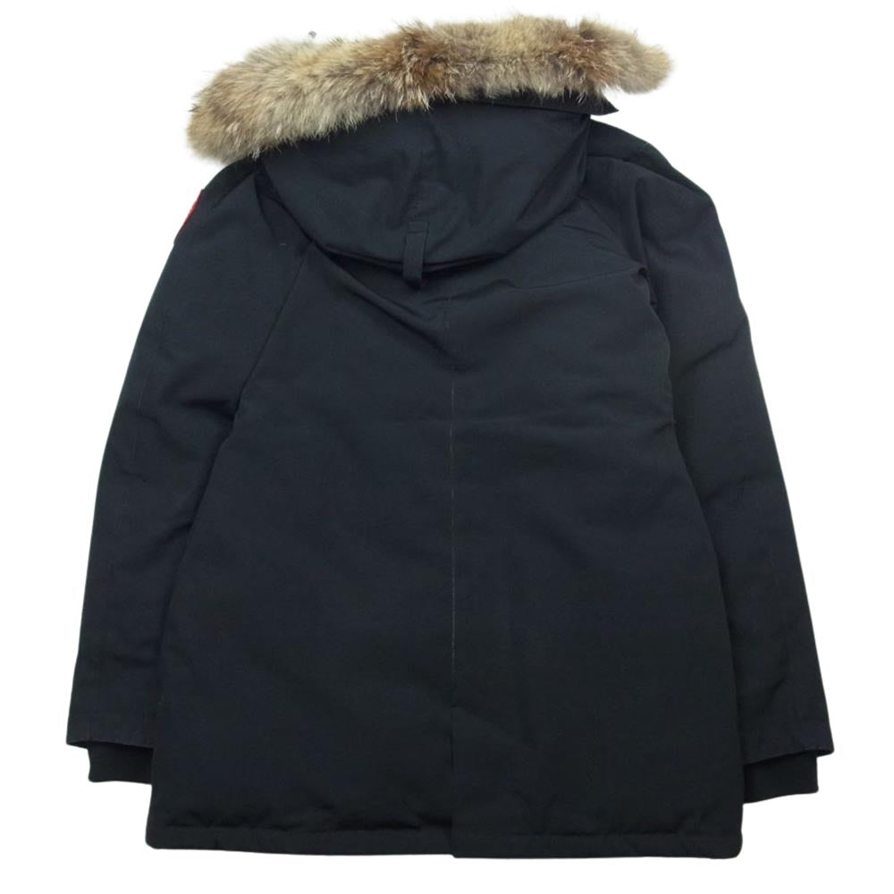 CANADA GOOSE カナダグース 3037L 国内正規品 サザビーリーグ Victoria Parka ヴィクトリアパーカー ファー フード付 ダウン コート ブラック系 S【中古】