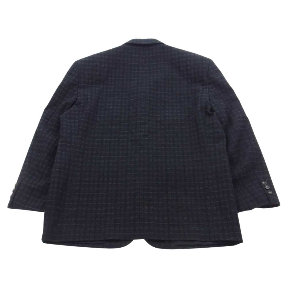 COMME des GARCONS HOMME コムデギャルソンオム AD1997 HJ-10012S ヴィンテージ 90S ウール 4B セットアップ テーラード ジャケット パンツ ブラック系 S【中古】