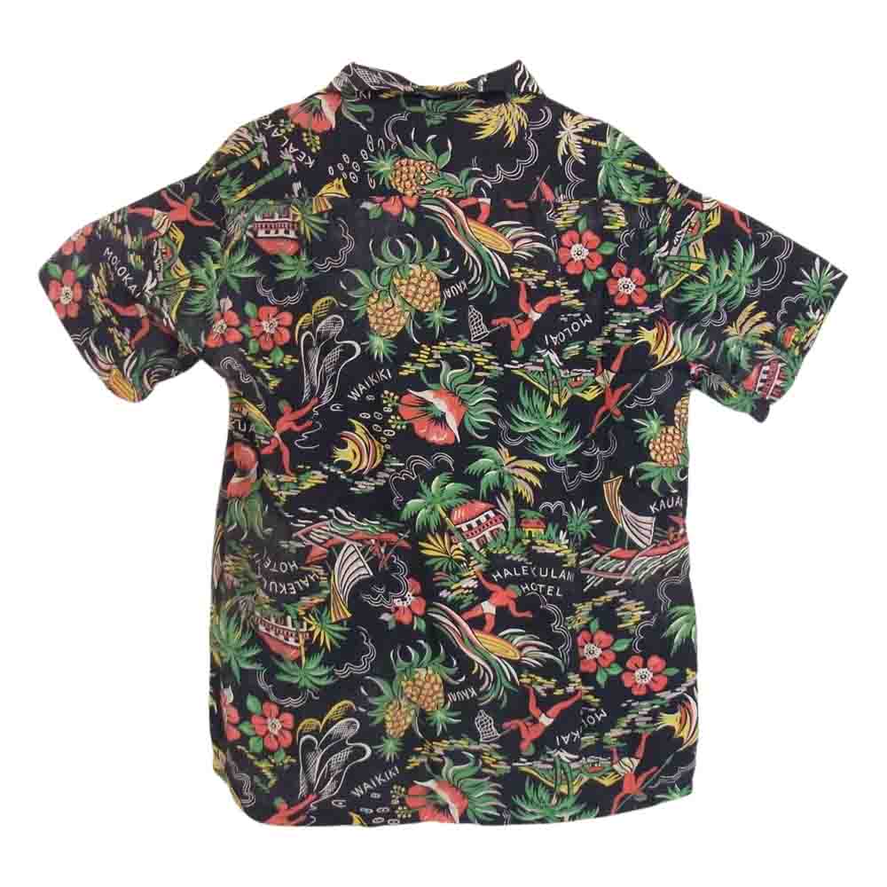 デルタ ヴィンテージ ハワイアン アロハ シャツ マルチカラー系 S【中古】