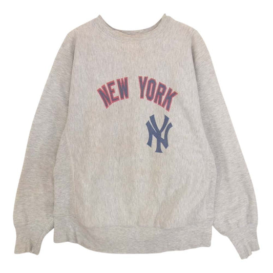 Champion チャンピオン 80's REVERSE WAVE ヴィンテージ ニューヨーク リバースウィーブ スウェット グレー系 L【中古】