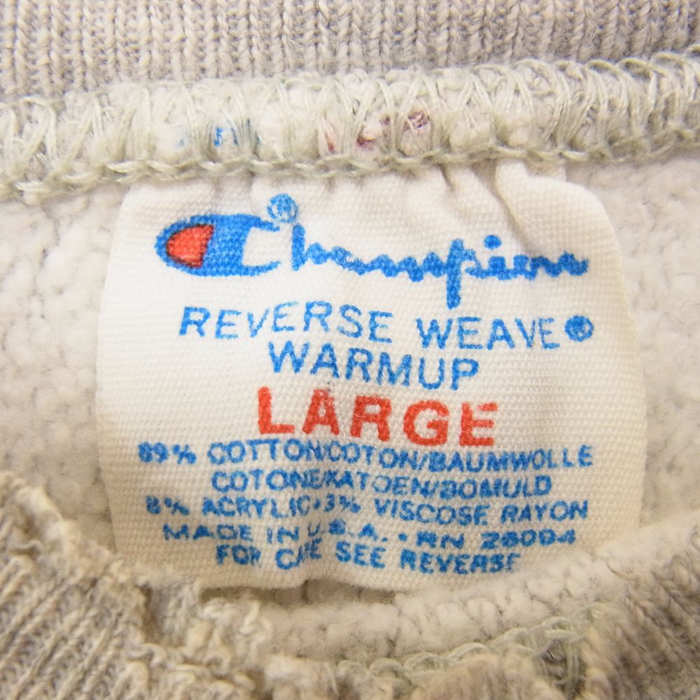 Champion チャンピオン 80's REVERSE WAVE ヴィンテージ ニューヨーク リバースウィーブ スウェット グレー系 L【中古】