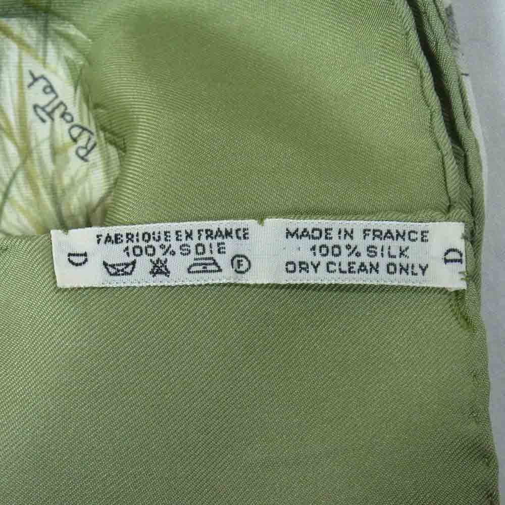 HERMES エルメス カレ 90 Halte en Camargue カマルグでの休息 シルク100% スカーフ ライトグリーン系【中古】