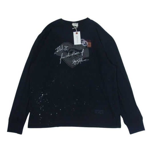 GLADHAND & Co. グラッドハンド  長袖 カットソー ロンT ブラック系 XXL【中古】